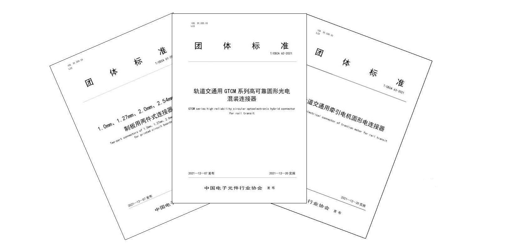 中國電子元件電接插元件分會2021年三項團(tuán)體標(biāo)準(zhǔn)