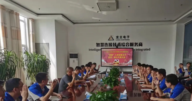 山東龍立黨支部召開(kāi)入黨員工及群眾代表大會(huì)(圖1)